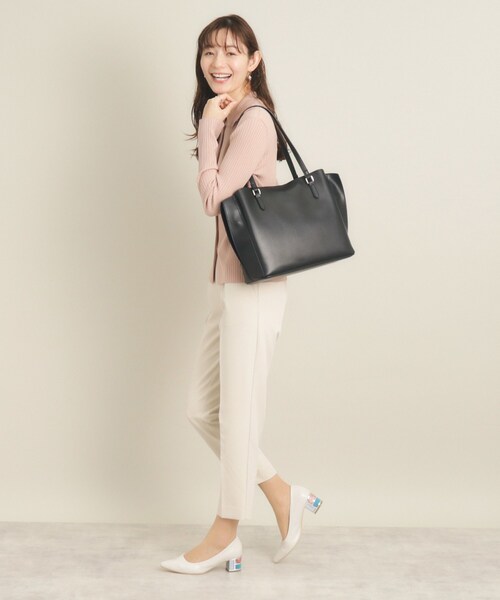 ITS'DEMO（イッツデモ）の「◆【通勤／7ポケット】軽量Ａ４トート（トートバッグ・レディース・ベージュ/グレー/オフホワイト/ブラック・00）」の20枚目の写真