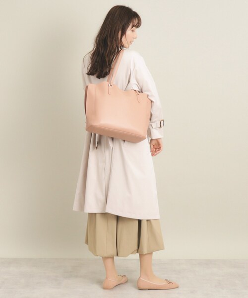 ITS'DEMO（イッツデモ）の「◆【通勤／7ポケット】軽量Ａ４トート（トートバッグ・レディース・ベージュ/グレー/オフホワイト/ブラック・00）」の22枚目の写真