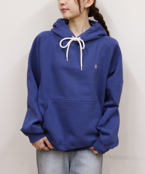 GYMPHLEX(ジムフレックス)の「GYMPHLEX/ジムフレックス スウィングスリーブフーデッドプルオーバー SWING SLEEVE HOODED PULLOVER C0294 TCF(メンズ)(スウェット・メンズ・チャコールグレー/グレー/アイボリー/ダークグリーン/ライトブルー・M/L)」の5枚目の写真