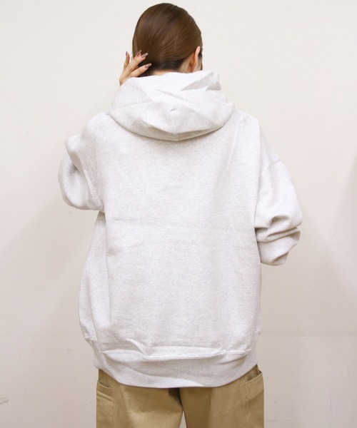 GYMPHLEX(ジムフレックス)の「GYMPHLEX/ジムフレックス スウィングスリーブフーデッドプルオーバー SWING SLEEVE HOODED PULLOVER C0294 TCF(メンズ)(スウェット・メンズ・チャコールグレー/グレー/アイボリー/ダークグリーン/ライトブルー・M/L)」の11枚目の写真