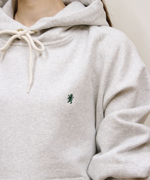 GYMPHLEX(ジムフレックス)の「GYMPHLEX/ジムフレックス スウィングスリーブフーデッドプルオーバー SWING SLEEVE HOODED PULLOVER C0294 TCF(メンズ)(スウェット・メンズ・チャコールグレー/グレー/アイボリー/ダークグリーン/ライトブルー・M/L)」の12枚目の写真