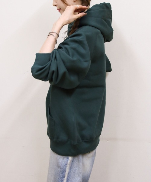 GYMPHLEX(ジムフレックス)の「GYMPHLEX/ジムフレックス スウィングスリーブフーデッドプルオーバー SWING SLEEVE HOODED PULLOVER C0294 TCF(メンズ)(スウェット・メンズ・チャコールグレー/グレー/アイボリー/ダークグリーン/ライトブルー・M/L)」の14枚目の写真