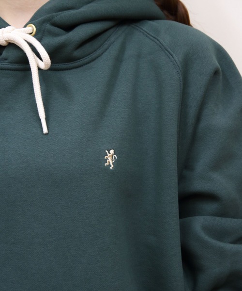 GYMPHLEX(ジムフレックス)の「GYMPHLEX/ジムフレックス スウィングスリーブフーデッドプルオーバー SWING SLEEVE HOODED PULLOVER C0294 TCF(メンズ)(スウェット・メンズ・チャコールグレー/グレー/アイボリー/ダークグリーン/ライトブルー・M/L)」の16枚目の写真