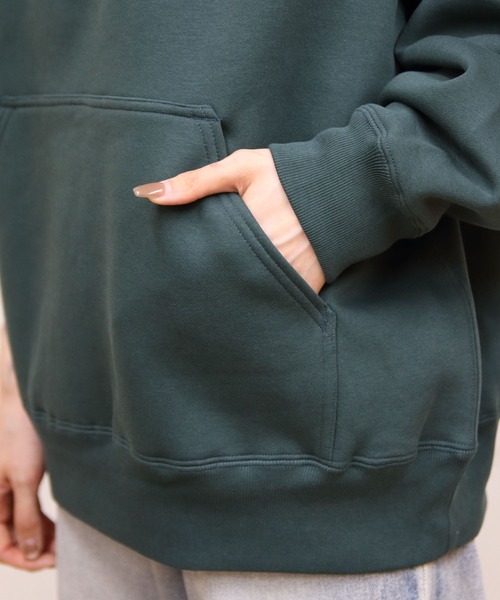 GYMPHLEX(ジムフレックス)の「GYMPHLEX/ジムフレックス スウィングスリーブフーデッドプルオーバー SWING SLEEVE HOODED PULLOVER C0294 TCF(メンズ)(スウェット・メンズ・チャコールグレー/グレー/アイボリー/ダークグリーン/ライトブルー・M/L)」の17枚目の写真