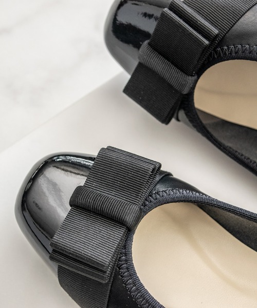 Bridget Birkin（ブリジットバーキン）の「【Bridget Birkin Walk】リボンウォーキングパンプス(545224)（パンプス・レディース・ブラック・23.5/24/23/22.5/24.5）」の11枚目の写真