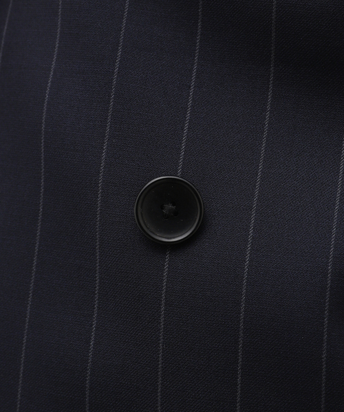 EDIFICE（エディフィス）の「【La.French】ダブル 4ボタンジャケット (CERRUTI ブルーストライプ)（その他アウター・メンズ・ダークブルー・46/44/48）」の15枚目の写真
