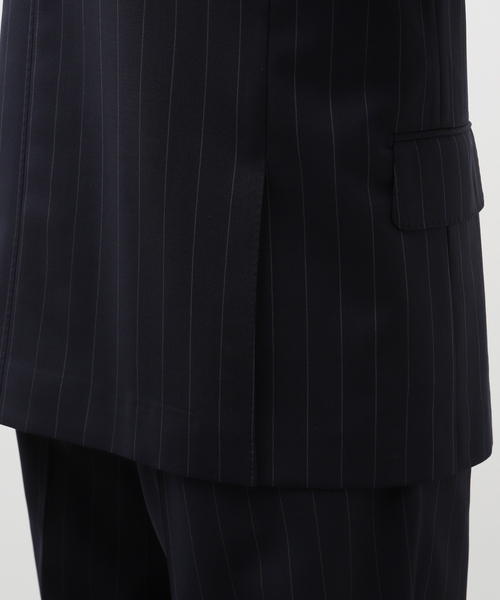 EDIFICE（エディフィス）の「【La.French】ダブル 4ボタンジャケット (CERRUTI ブルーストライプ)（その他アウター・メンズ・ダークブルー・46/44/48）」の18枚目の写真