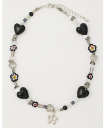 SLY | MIX BEADS N/C ミックス ビーズ ネックレス(ネックレス)