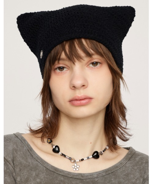 SLY（スライ）の「MIX BEADS N/C ミックス ビーズ ネックレス（ネックレス・レディース・ブルー/ブラック・FREE）」の6枚目の写真