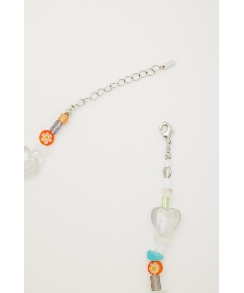 SLY（スライ）の「MIX BEADS N/C ミックス ビーズ ネックレス（ネックレス・レディース・ブルー/ブラック・FREE）」の9枚目の写真