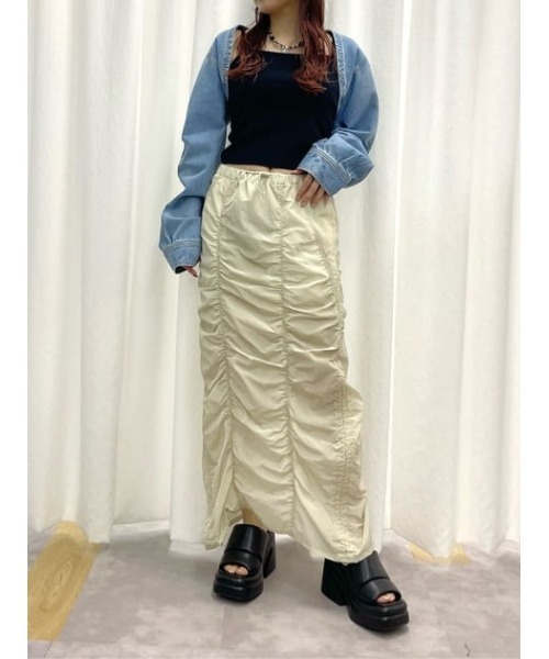 SLY（スライ）の「MIX BEADS N/C ミックス ビーズ ネックレス（ネックレス・レディース・ブルー/ブラック・FREE）」の16枚目の写真