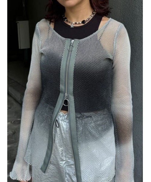 SLY（スライ）の「MIX BEADS N/C ミックス ビーズ ネックレス（ネックレス・レディース・ブルー/ブラック・FREE）」の13枚目の写真