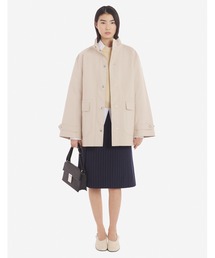 MAISON KITSUNÉ ステンカラーコート M ベージュ 楽天市場】【アウトレット】メゾンキツネ MAISON KITSUNE クルー