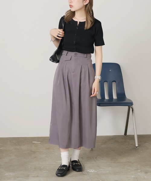 AO2（アオズ）の「Side Drawstring Ribbon Tops / サイドドロストリボントップス（Tシャツ/カットソー・レディース・ライトピンク/ブラック/ライトグリーン/ホワイト・FREE）」の20枚目の写真