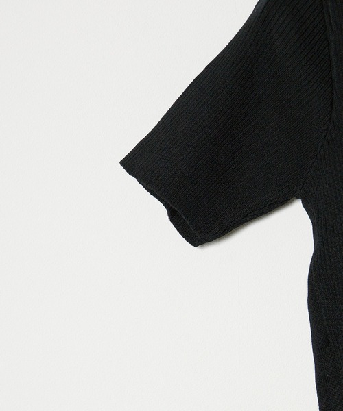 AO2（アオズ）の「Side Drawstring Ribbon Tops / サイドドロストリボントップス（Tシャツ/カットソー・レディース・ライトピンク/ブラック/ライトグリーン/ホワイト・FREE）」の14枚目の写真