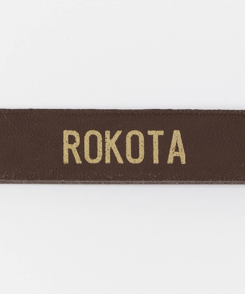 URBAN RESEARCH ROSSO WOMEN(アーバンリサーチ ロッソ)の「ROKOTA プレーンベルト(ベルト・レディース・ダークブラウン/ブラック・FREE)」の6枚目の写真