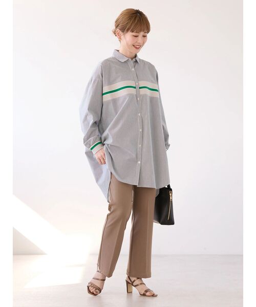 りほアメリ チュニック リブラインシャツチュニック（シャツ/ブラウス）｜AMERICAN HOLIC