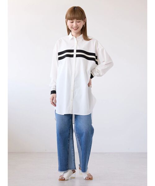リブラインシャツチュニック（シャツ/ブラウス）｜AMERICAN HOLIC