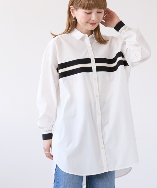 リブラインシャツチュニック（シャツ/ブラウス）｜AMERICAN HOLIC