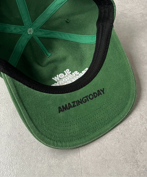 CPCM（シーピーシーエム）の「ピグメントロゴキャップ（キャップ・レディース・ブルー/オフホワイト/ブラック/グリーン・FREE）」の14枚目の写真