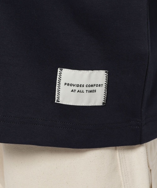 niko and...(ニコアンド)の「ニットモチーフラインTシャツ(Tシャツ/カットソー・メンズ・パープル/オフホワイト/ブラック・LARGE/MEDIUM)」の6枚目の写真