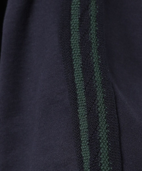 niko and...(ニコアンド)の「ニットモチーフラインTシャツ(Tシャツ/カットソー・メンズ・パープル/オフホワイト/ブラック・LARGE/MEDIUM)」の7枚目の写真