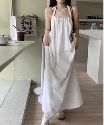 バックオープン ゆるシルエットワンピース