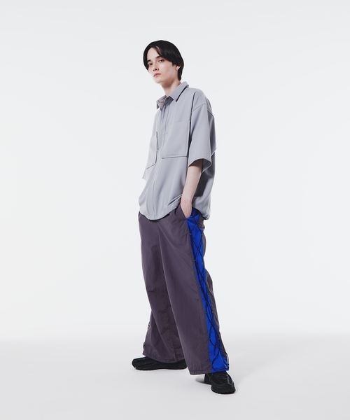tk.TAKEO KIKUCHI(ティーケータケオキクチ)の「◆K'Project by Aoi Nylon washer Training Pants(その他パンツ・レディース・チャコールグレー/ブラック・02/03)」の17枚目の写真