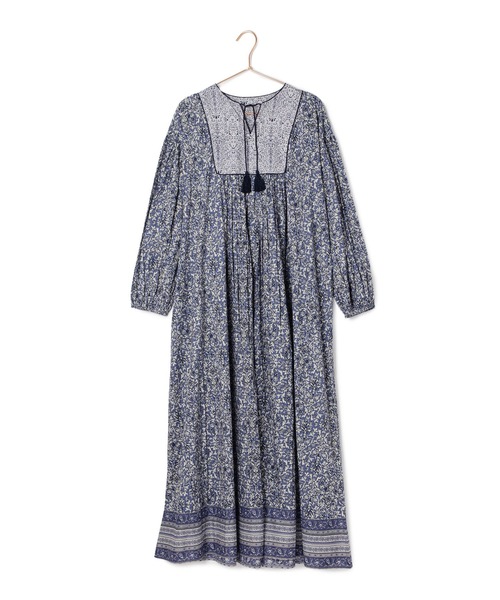 ROPE' PICNIC(ロペピクニック)の「【WEB限定カラー:グリーン】INDIAプリントワンピース/リンクコーデ(ワンピース・レディース・グリーン系その他2/イエロー系その他4/ブルー系その他4・38)」の15枚目の写真