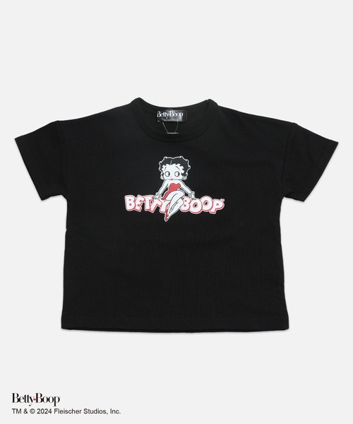 supreme Betty Boop プリント Tシャツ 黒 BETTY BOOP tシャツ 別注 BOOP（ベティー ブープ）キャラクター