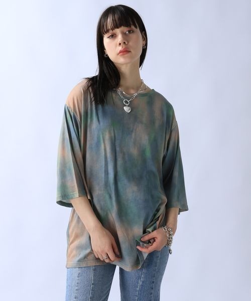 JEANASIS（ジーナシス）の「バックオープンリボンTEE/118310（T