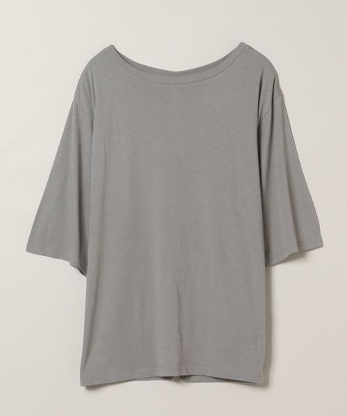 JEANASIS(ジーナシス)の「バックオープンリボンTEE/118310(Tシャツ/カットソー・レディース・ブラック/マルチ/グレー系その他/グレー・FREE)」の19枚目の写真