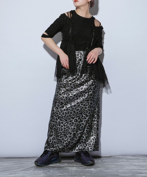 Ezick ANNONIM（エジックアノニム）の「Foil print メタリックアソートスカート（スカート・レディース・シルバー系その他/ブルー系その他・MEDIUM/SMALL）」の20枚目の写真