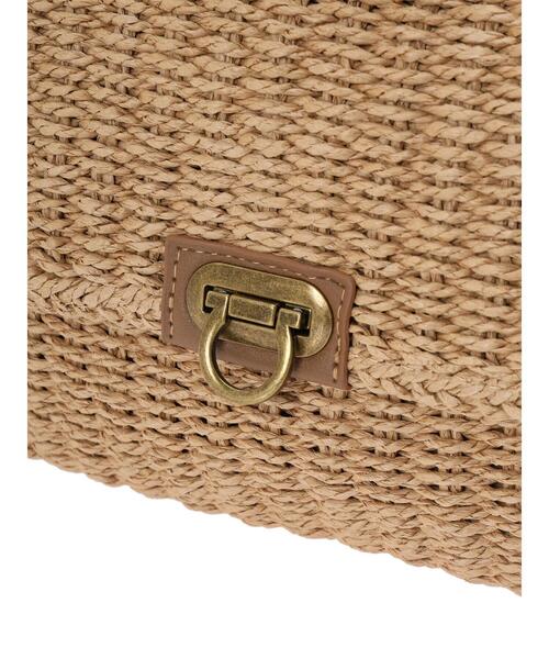 Samansa Mos2(サマンサ モスモス)の「ペーパーカゴショルダーバッグ(ハンドバッグ・レディース・キナリ/ベージュ・F)」の15枚目の写真