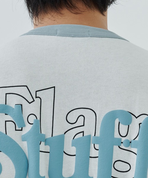 F-LAGSTUF-F(フラグスタフ)の「COVER LOGO RINGER TEE(Tシャツ/カットソー・メンズ・グリーン/ホワイト・L/M)」の19枚目の写真