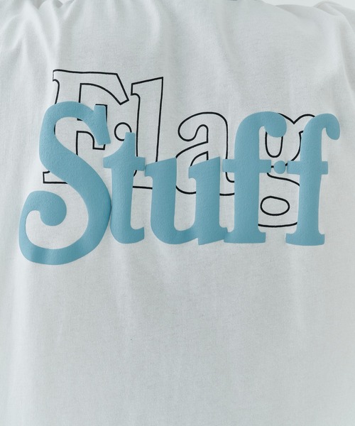 F-LAGSTUF-F(フラグスタフ)の「COVER LOGO RINGER TEE(Tシャツ/カットソー・メンズ・グリーン/ホワイト・L/M)」の20枚目の写真