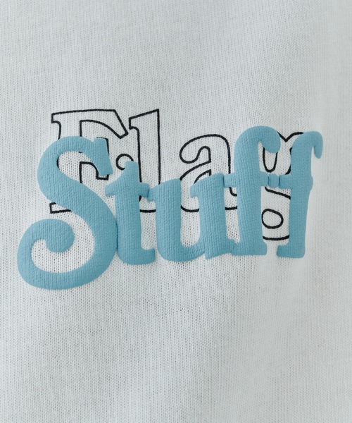 F-LAGSTUF-F(フラグスタフ)の「COVER LOGO RINGER TEE(Tシャツ/カットソー・メンズ・グリーン/ホワイト・L/M)」の14枚目の写真