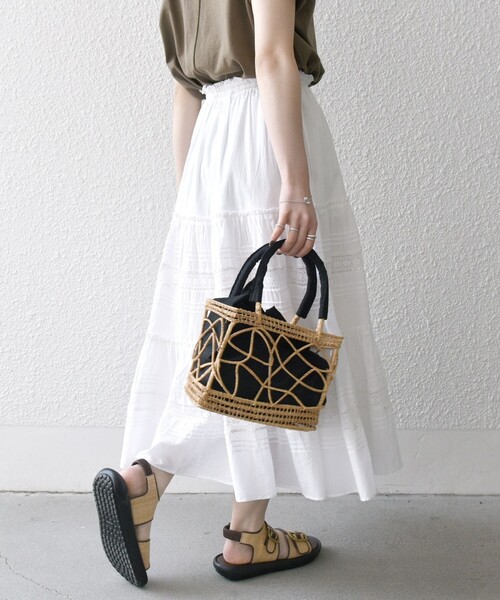 セール】SHIPS any:〈洗濯機可能〉レース ピンタック ティアード