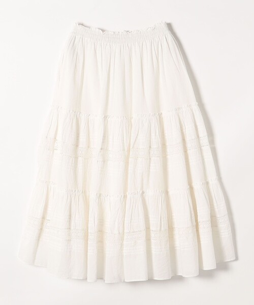 専用✨極美品✨SHIPS　シップス　ピンタック パネル プリント スカート SHIPS（シップス）の「ピンタック パネル プリント スカート