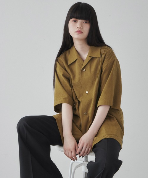 THE STANDARD（ザスタンダード）の「WEGO/キューバシャツ（シャツ/ブラウス・メンズ・ブルー/カーキ/ホワイト・MEDIUM/LARGE）」の2枚目の写真