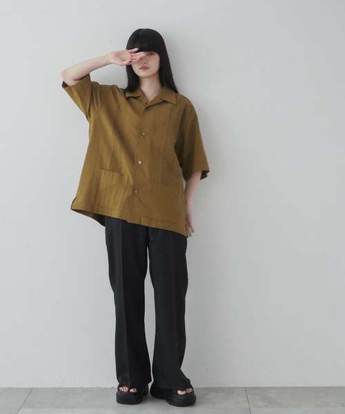 THE STANDARD（ザスタンダード）の「WEGO/キューバシャツ（シャツ/ブラウス・メンズ・ブルー/カーキ/ホワイト・MEDIUM/LARGE）」の21枚目の写真