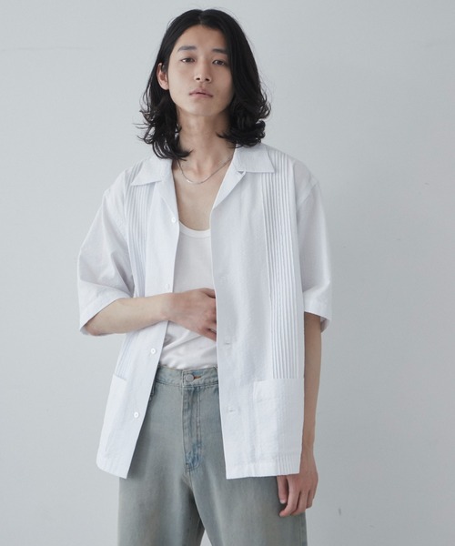 THE STANDARD（ザスタンダード）の「WEGO/キューバシャツ（シャツ/ブラウス・メンズ・ブルー/カーキ/ホワイト・MEDIUM/LARGE）」の17枚目の写真