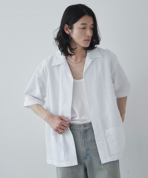 THE STANDARD（ザスタンダード）の「WEGO/キューバシャツ（シャツ/ブラウス・メンズ・ブルー/カーキ/ホワイト・MEDIUM/LARGE）」の18枚目の写真