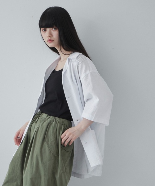 THE STANDARD（ザスタンダード）の「WEGO/キューバシャツ（シャツ/ブラウス・メンズ・ブルー/カーキ/ホワイト・MEDIUM/LARGE）」の10枚目の写真