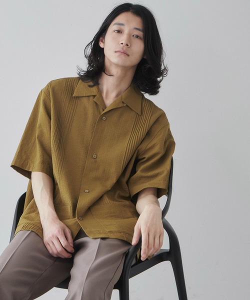 THE STANDARD（ザスタンダード）の「WEGO/キューバシャツ（シャツ/ブラウス・メンズ・ブルー/カーキ/ホワイト・MEDIUM/LARGE）」の5枚目の写真