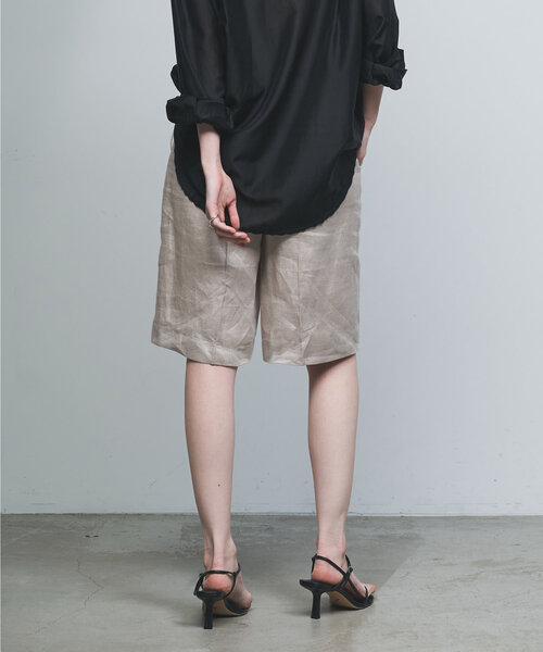 GALLARDAGALANTE（ガリャルダガランテ）の「【セットアップ対応】リネンハーフパンツ（その他パンツ・レディース・ベージュ・1/0）」の12枚目の写真