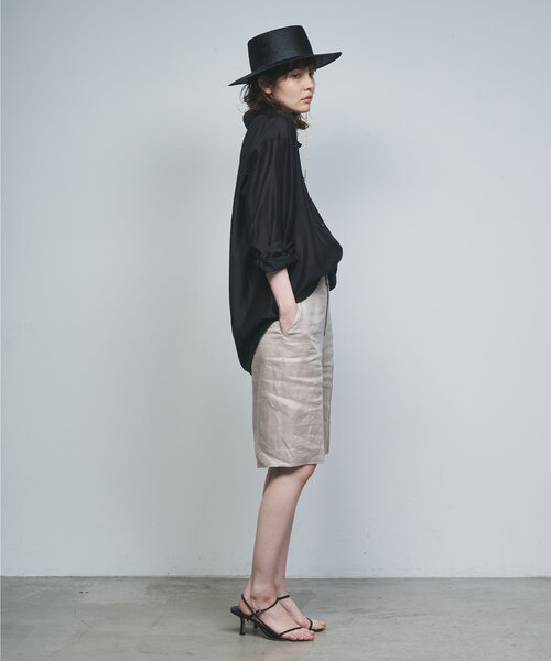 GALLARDAGALANTE（ガリャルダガランテ）の「【セットアップ対応】リネンハーフパンツ（その他パンツ・レディース・ベージュ・1/0）」の16枚目の写真