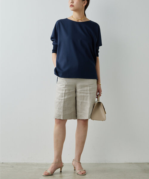 GALLARDAGALANTE（ガリャルダガランテ）の「【セットアップ対応】リネンハーフパンツ（その他パンツ・レディース・ベージュ・1/0）」の6枚目の写真