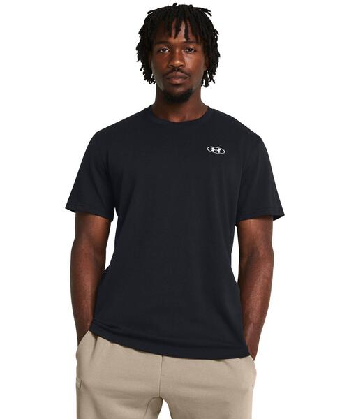UNDER ARMOUR(アンダーアーマー)の「UAヘビーウエイト パッチ ショートスリーブTシャツ(ライフスタイル/メンズ)(Tシャツ/カットソー・メンズ・ブラック・XL/M/2XL/L/S)」の1枚目の写真