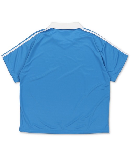 SPINNS（スピンズ）の「【ユニセックスで着用可能】襟付きメッシュ半袖